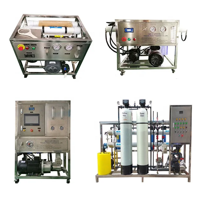 Commercial Containerized Solar Marine Reverse Osmosis RO Seawater Desalination Plant for Boat