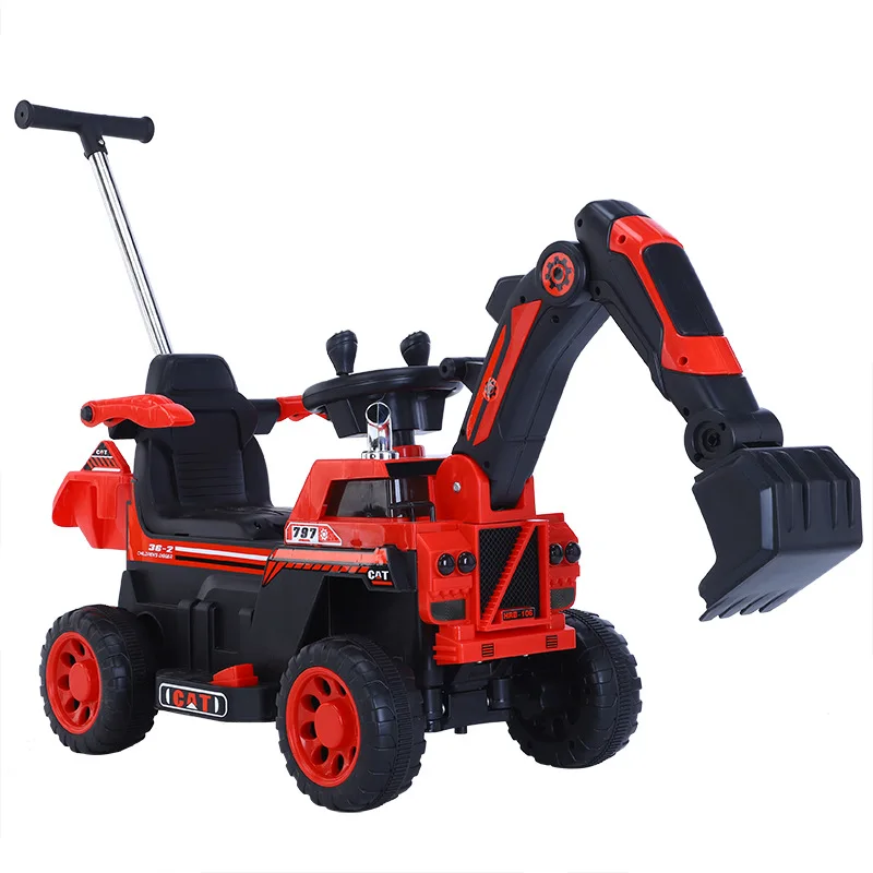 MENGBAOLAI Electric Excavator Toy - Balance & Fun for Kids