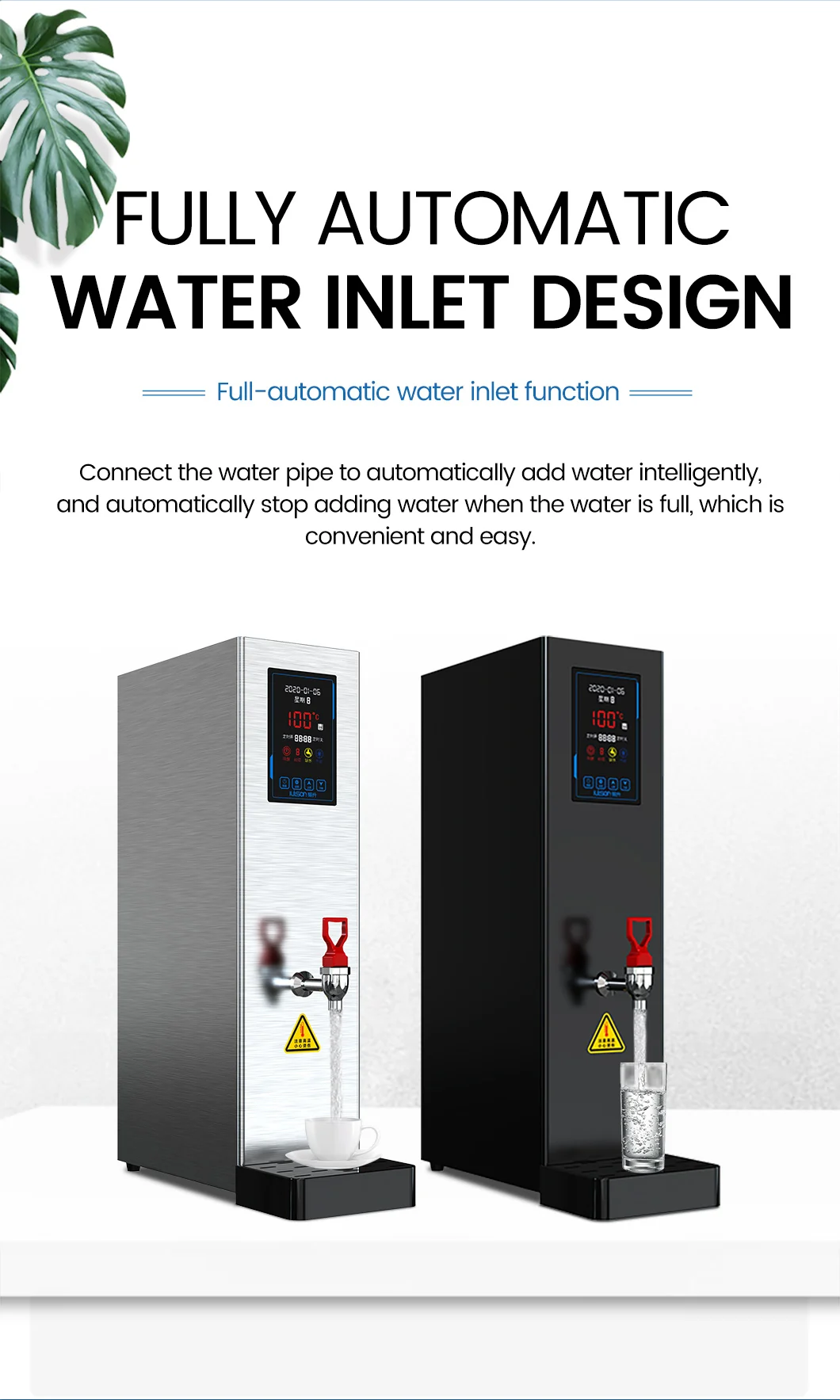 New Design Automatic Tea Boiler Electric Hot And Cold Water Machine Vending Tea Bar Water Dispenser manufacture