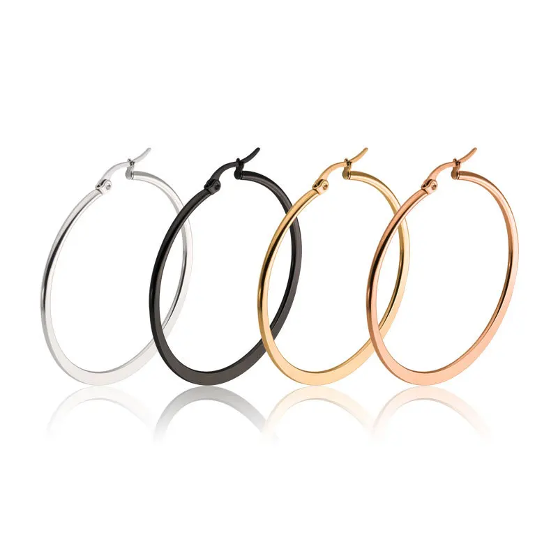 stainless steel hoop earrings wholesale