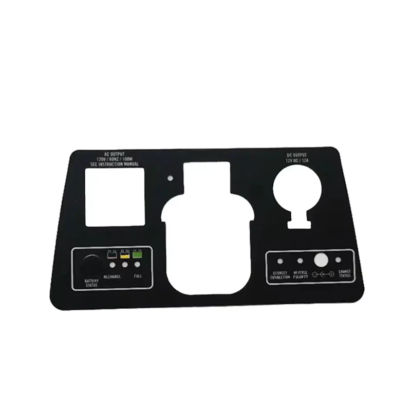 OEM Manufacturer Custom Cafe Machine Polycarbonate Transparent PC Lexan Label Sticker for Panel Control Keypad