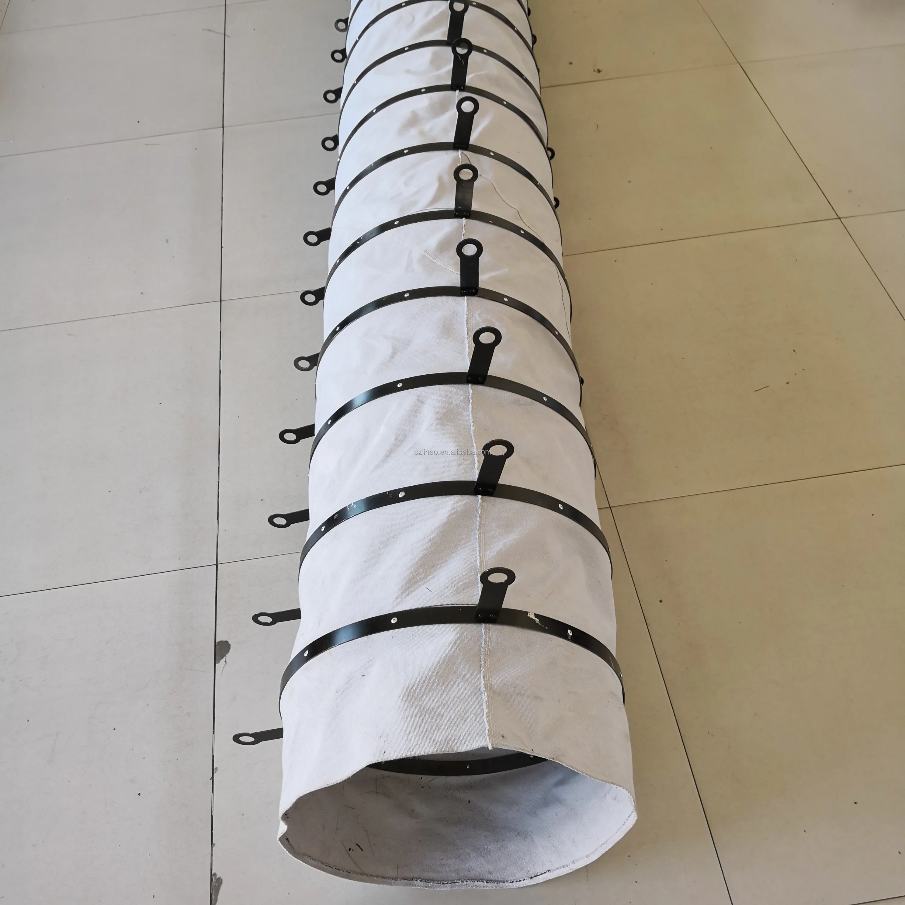 Round Canvas Connection for Ventilation Fan Air Duct for Ventilation System Flexible Canvas Duct Connector