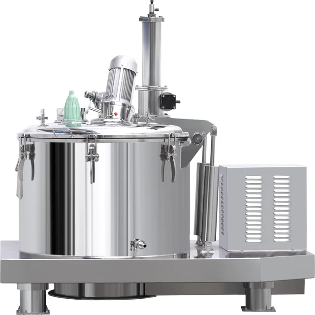 Supply PGZ1000 Plate Centrifuge Large Capacity Chemical Automatic Scraper Discharge Titanium Centrifuge