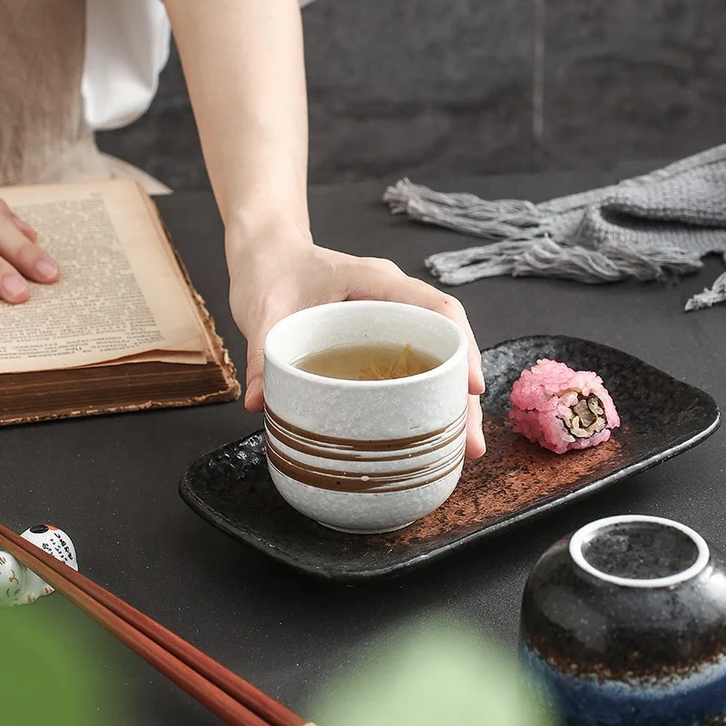 Sushi Yunomi Mino Article Japonais Vert Thé Tasse Grande Taille Maneki