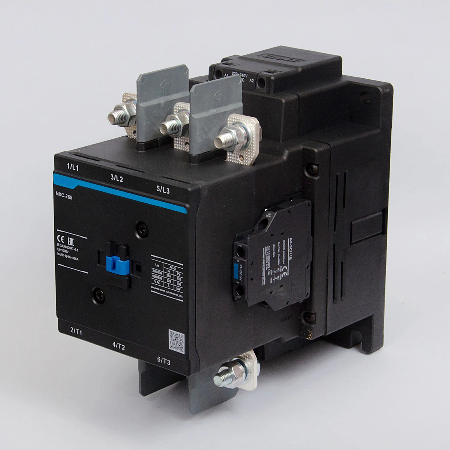 CHINT NXC-265 Heavy Duty 380V-415V AC/DC Contactor 3 Pole 265A-400A 3NO Industrial Motor Control for Applications