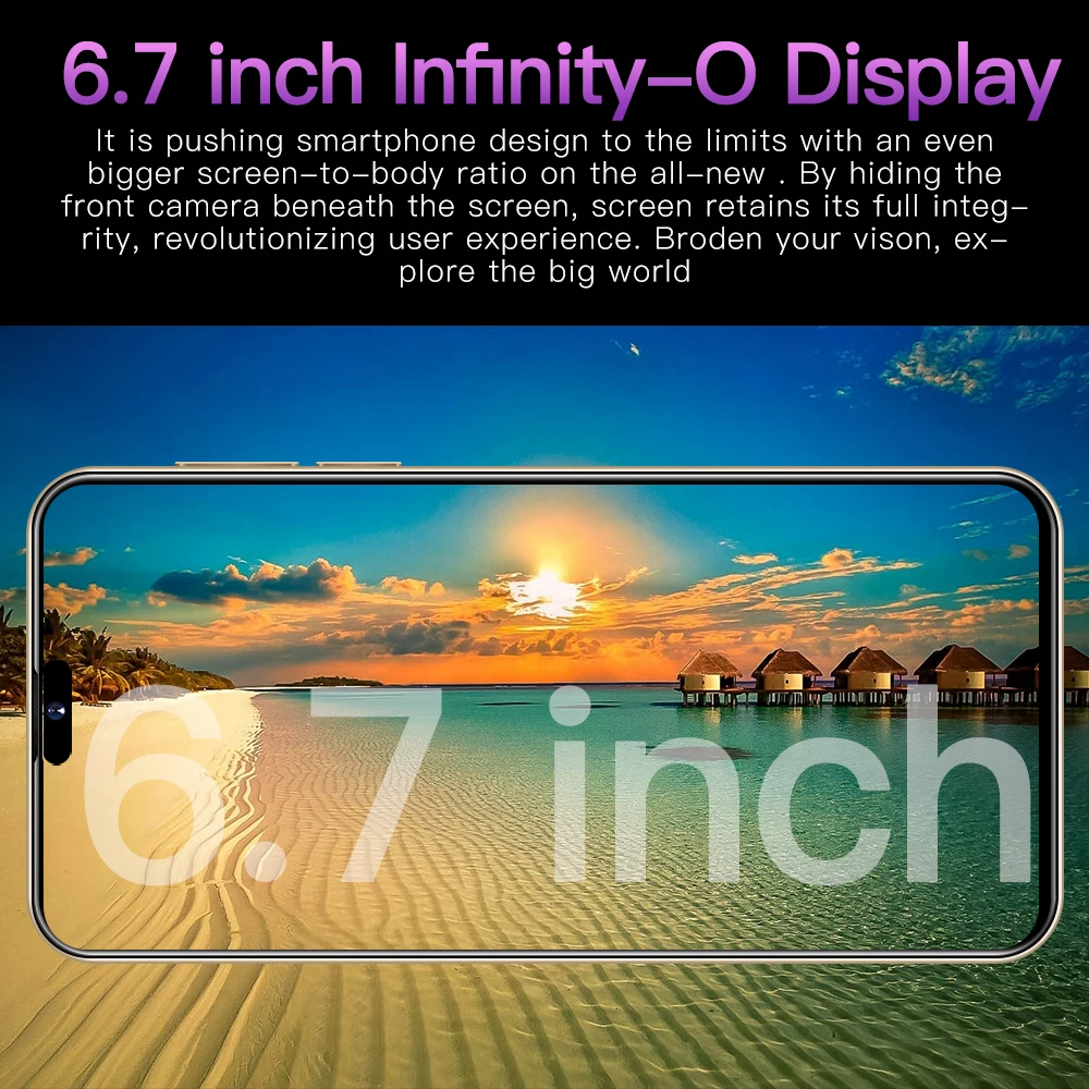 High-end cheap 8GB+256GB smart phones 5g smartphones Flexible Curved Display Android 11