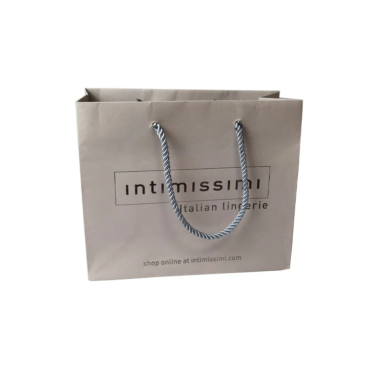 paper bag manufacturer White luxury customize logo printed paper shopping bags