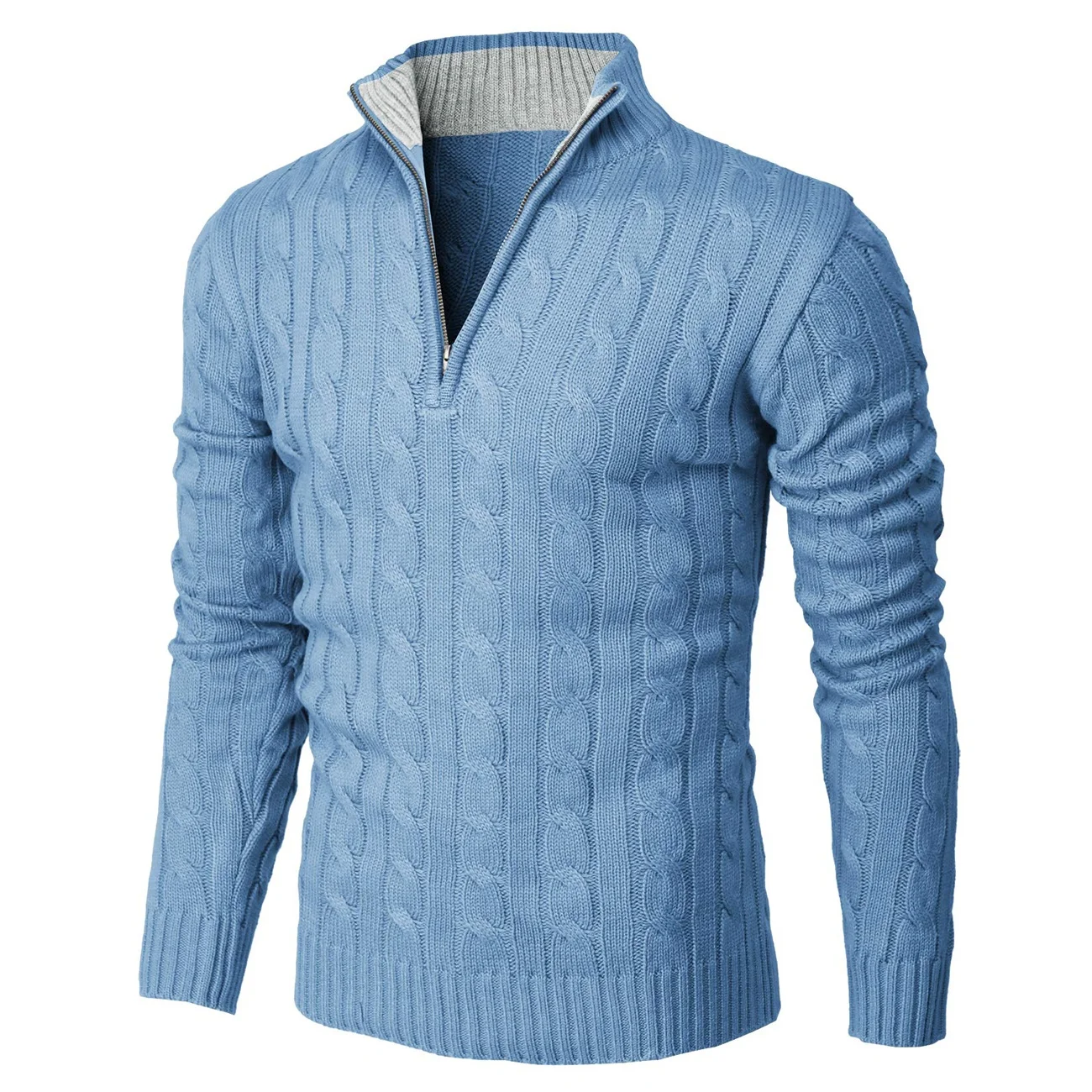 Fashion Simple Men's Half Zip Golf 