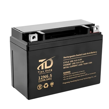Manufacturer YT6.5 12V 5.48AH E Motorcycle Battery Lead Acid Motorcycle Battery