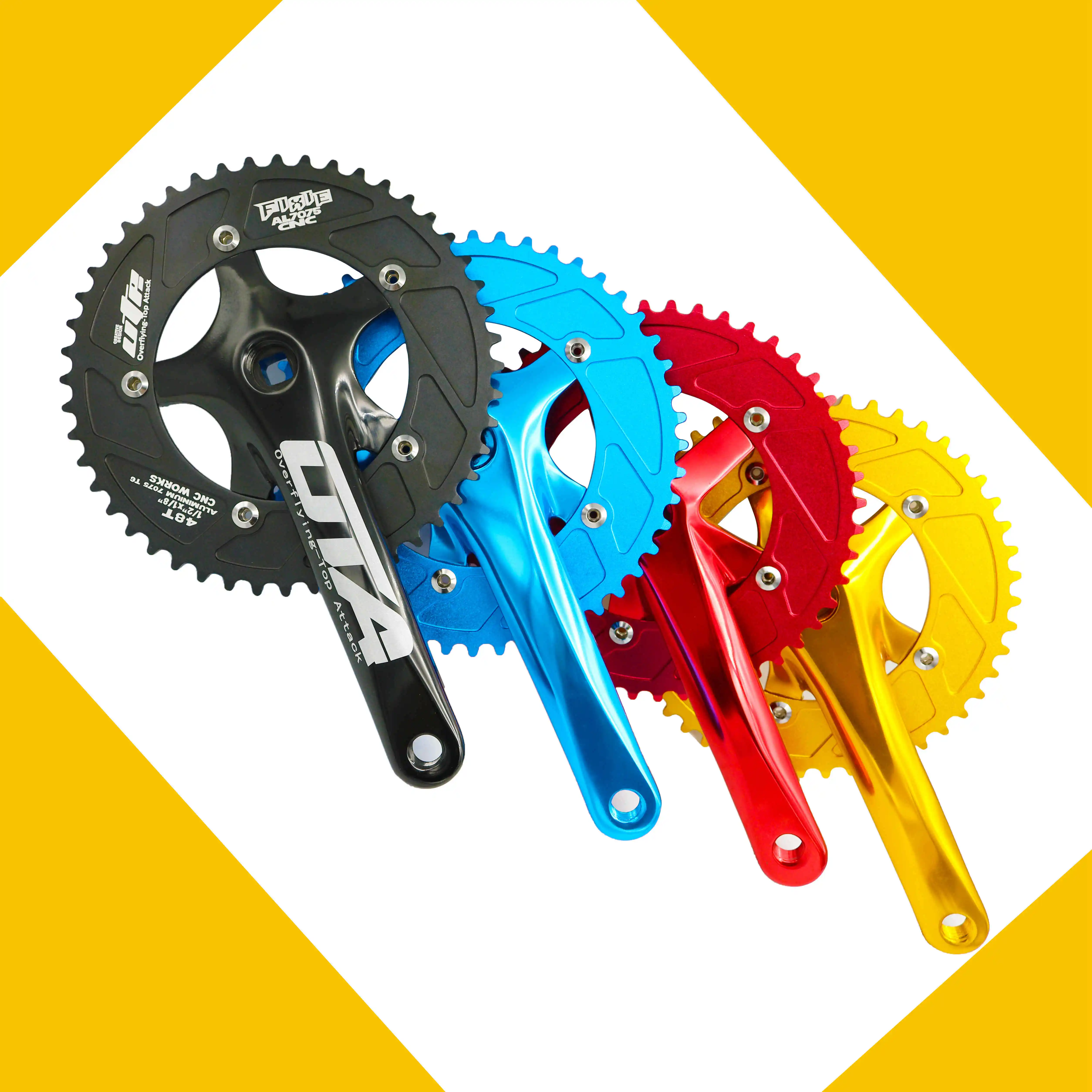 Square Laser Logo Fixie Crankset