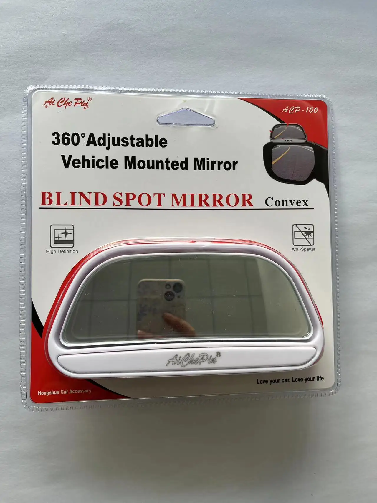 Exterior 360 Degree Mirror Installing Auto Rear Seat View Mirror No Blind Spots Rearview Mirror