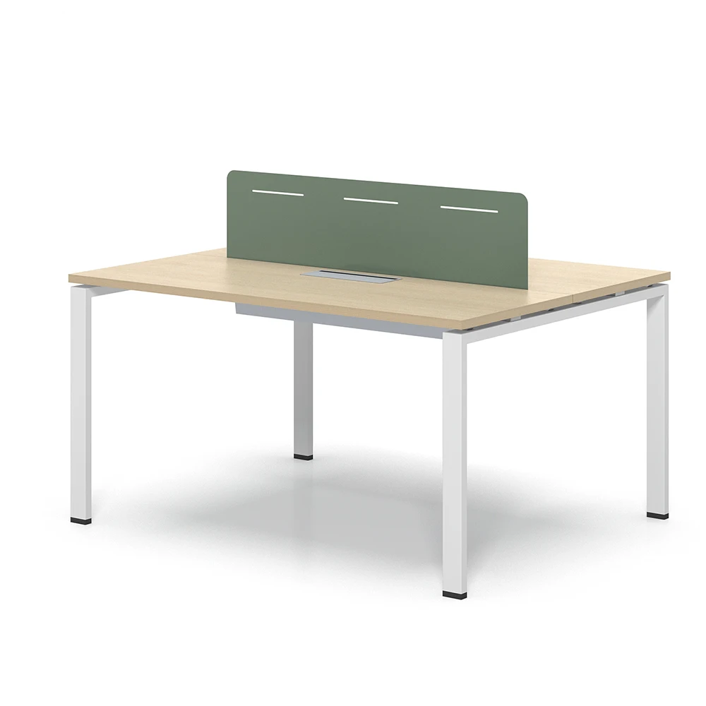 Aluminum Frame Wood Staff Office Table