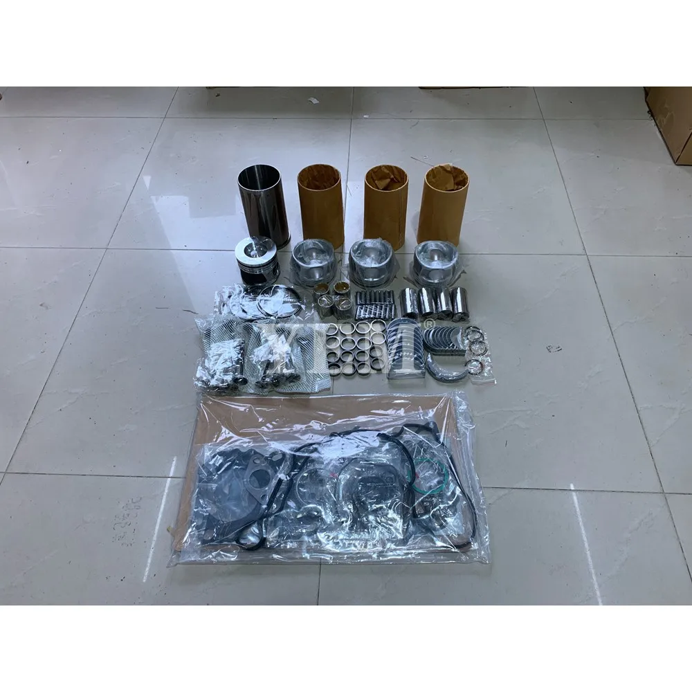 1KD Overhaul Repair Kit With Cylinder Gasket Set Piston Rings Liner Bearing Valves for Toyota