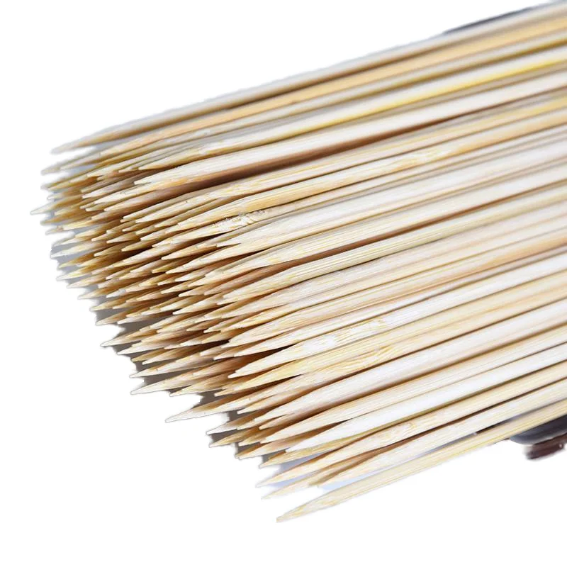 OEM Custom Brand Long Lucky Bamboo Stick Disposable Skewers in Easy Fruit  Food Bag Packaging for BBQ Party Camping| Alibaba.com