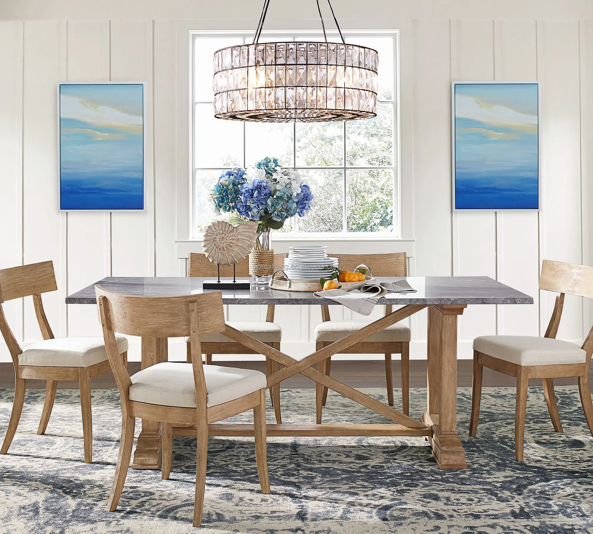 chandelier light luxury light crystal round chandelier