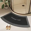 Minimalist SHOWER-TIME Dark Gray - Curved