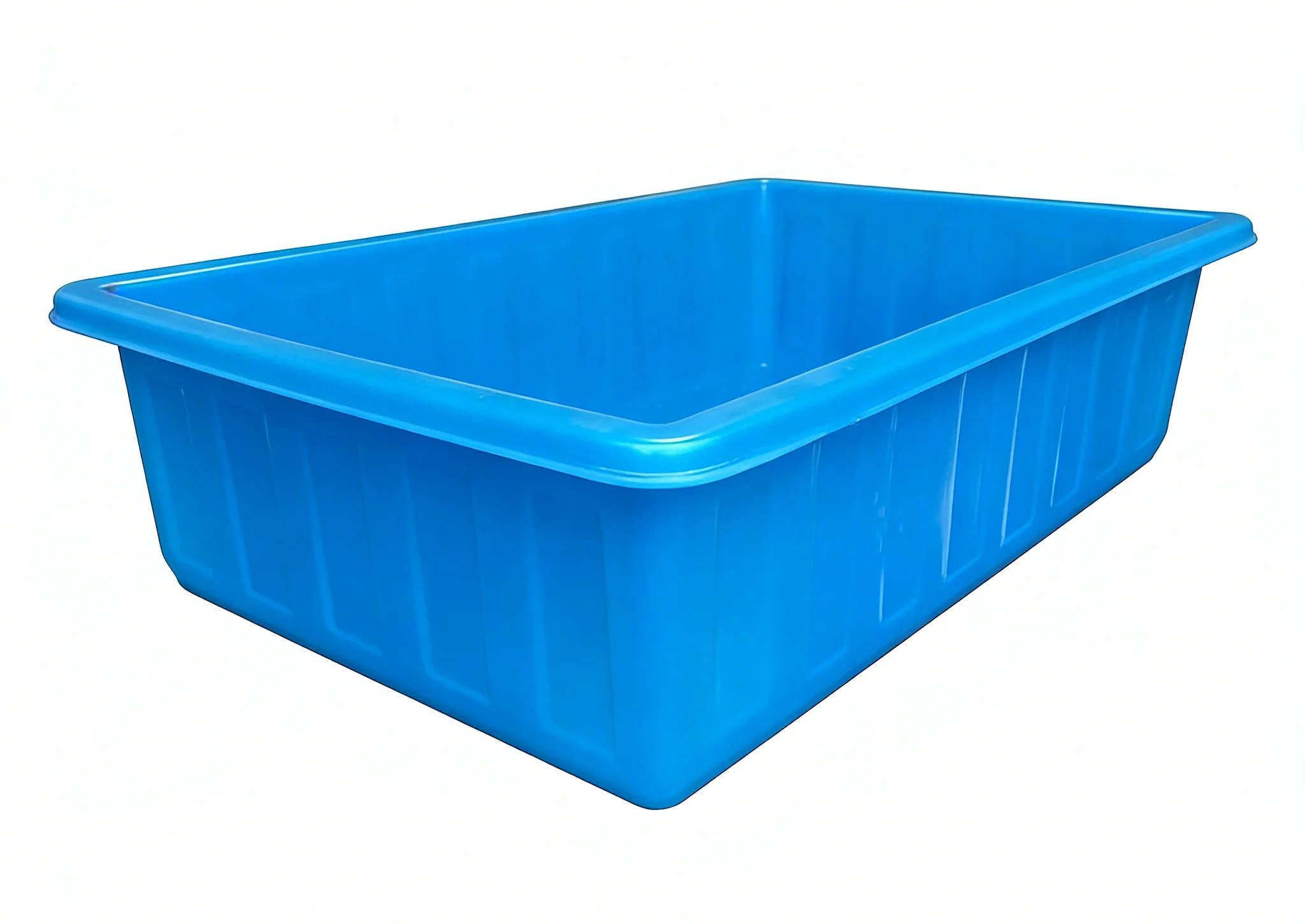 BoxedHome Set 4 Ciotole In Plastica Blu Verdastro – Impilabili, Senza BPA, Adatte A Microonde E Lavastoviglie, Con Base Antiscivolo, 1.7-4.5 Qt
