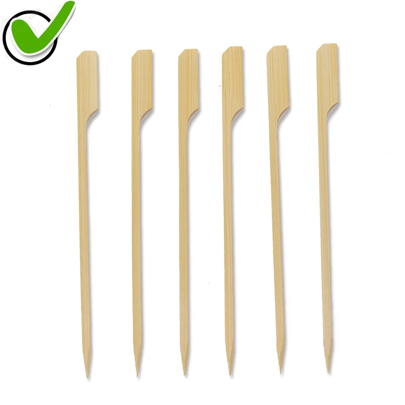 Cutomise Design Logo Bamboo Steak Picks Kebab - Buy Bamboo Steak Picks ...