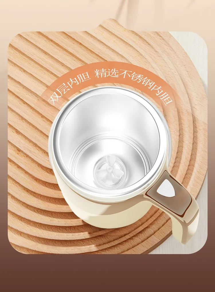 High Quality Wholesale Coffee Tumbler Stainless Steel Tumbler Automatic Mixing Mug Insulated Mug Self Stirring With Handle