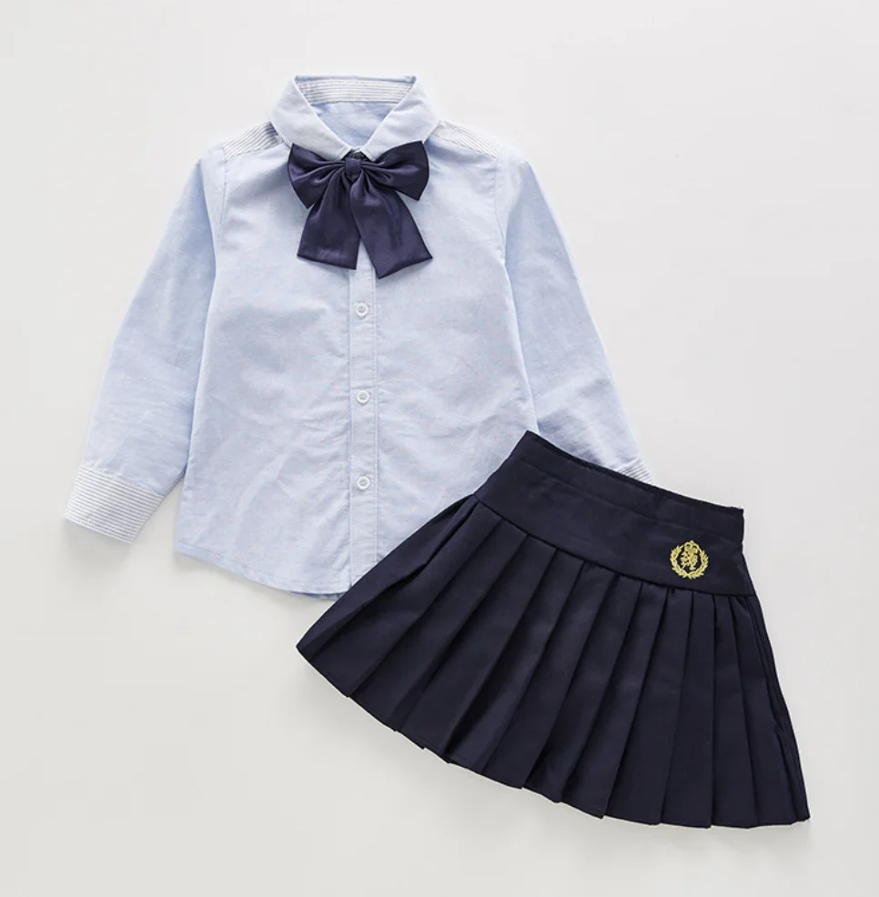Высококачественная фабричная унисекс униформа для начальной школы нового дизайна для весны и осени