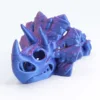 8.5cm red and blue triceratops pendant