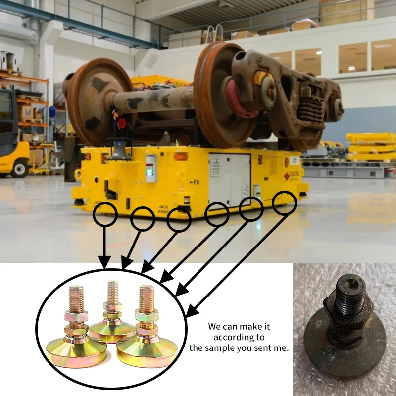Высокое качество 1/2-13UNC нержавеющая сталь сверхмощная машина Выравнивающая ножка индивидуальный Винт поворотный