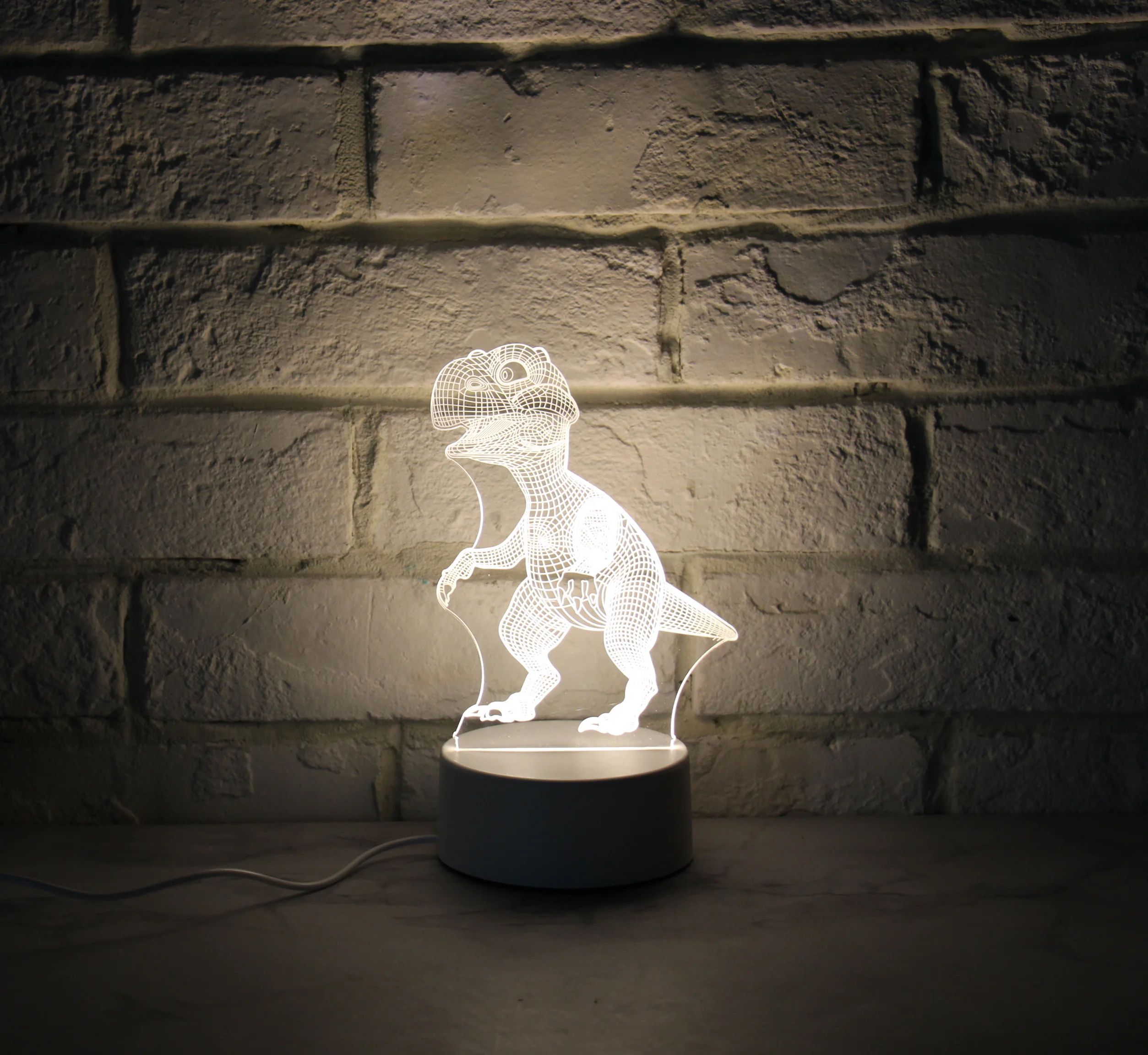 Home Decoration 3D Table Lamp Animal Baby Dinosaur LED Night Light Kids Gifts With USB Desk Lamp