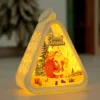 Triangular light - white old man