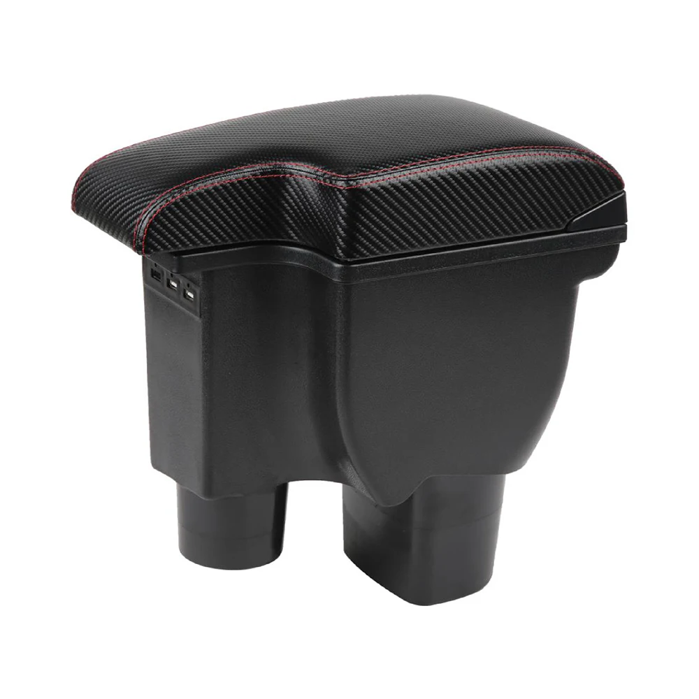 Dual Layer Armrest Car Styling Storage Box Central Center Console Car Tray Storage Box Parts Pad