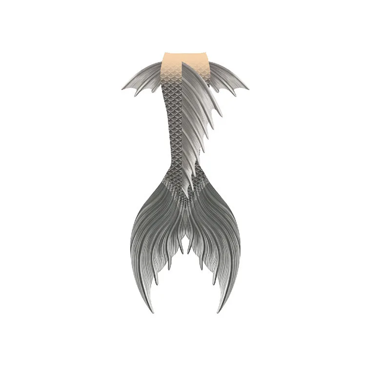 Color HD Printing  Mermaid Tail Fabric Mermaid Tail to Swim Adult