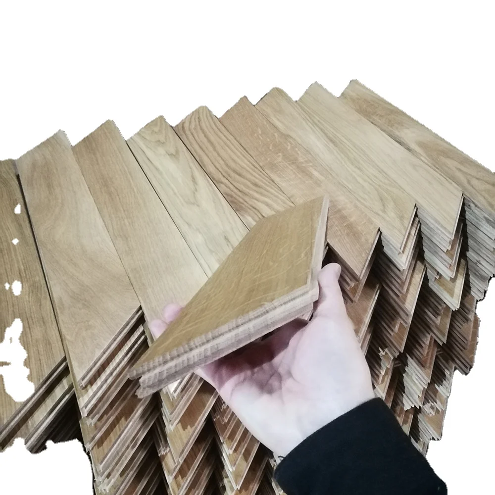 Unfinished & Prefinished 45 Degree Solid French Oak Wood Chevron