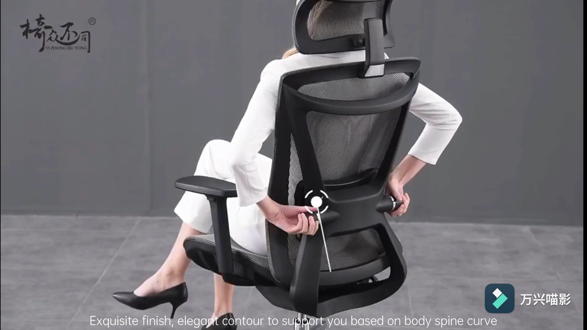 Z-E328HG Ergonomic Mesh Swivel Office Chair - Adjustable Height