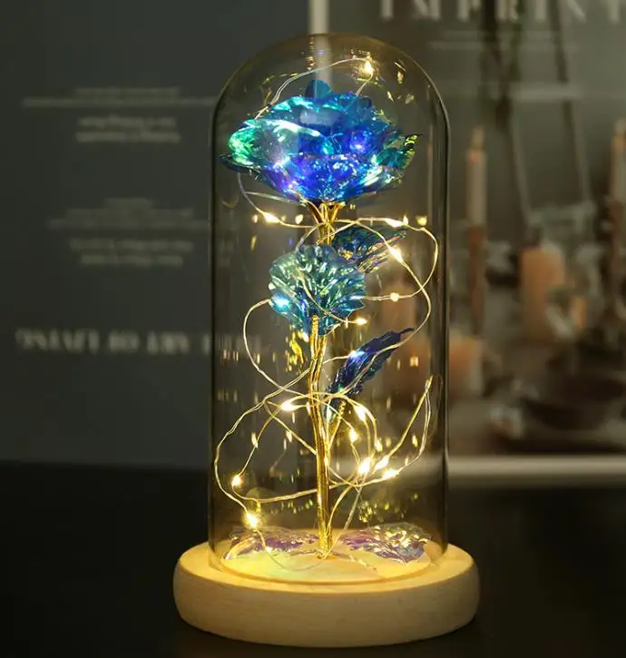 Mini Glass Bottle LED Realistic Wish Bottle Light Desk Decoration for Christmas
