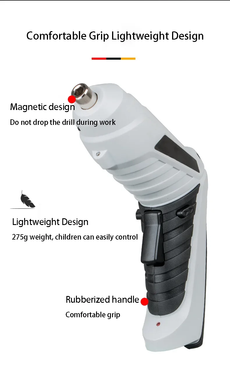 Multi Functional Electric Screwdriver Kit with 47 Accessories 3.6V Electric Screwdriver Mini Screwdriver Kit