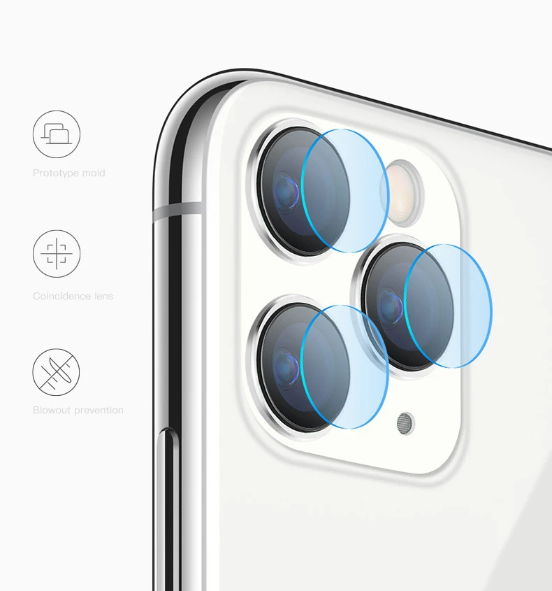 Защита экрана из закаленного стекла с защитой от отпечатков пальцев для iPhone 11 Pro Max