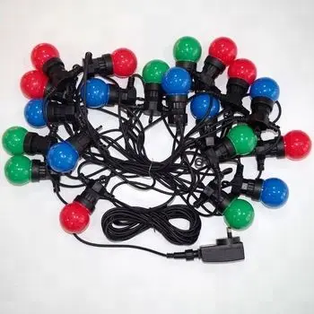 Светодио дный LED Открытый Multi Цветной G50 гирлянда глобусы Фея вечерние Рождество