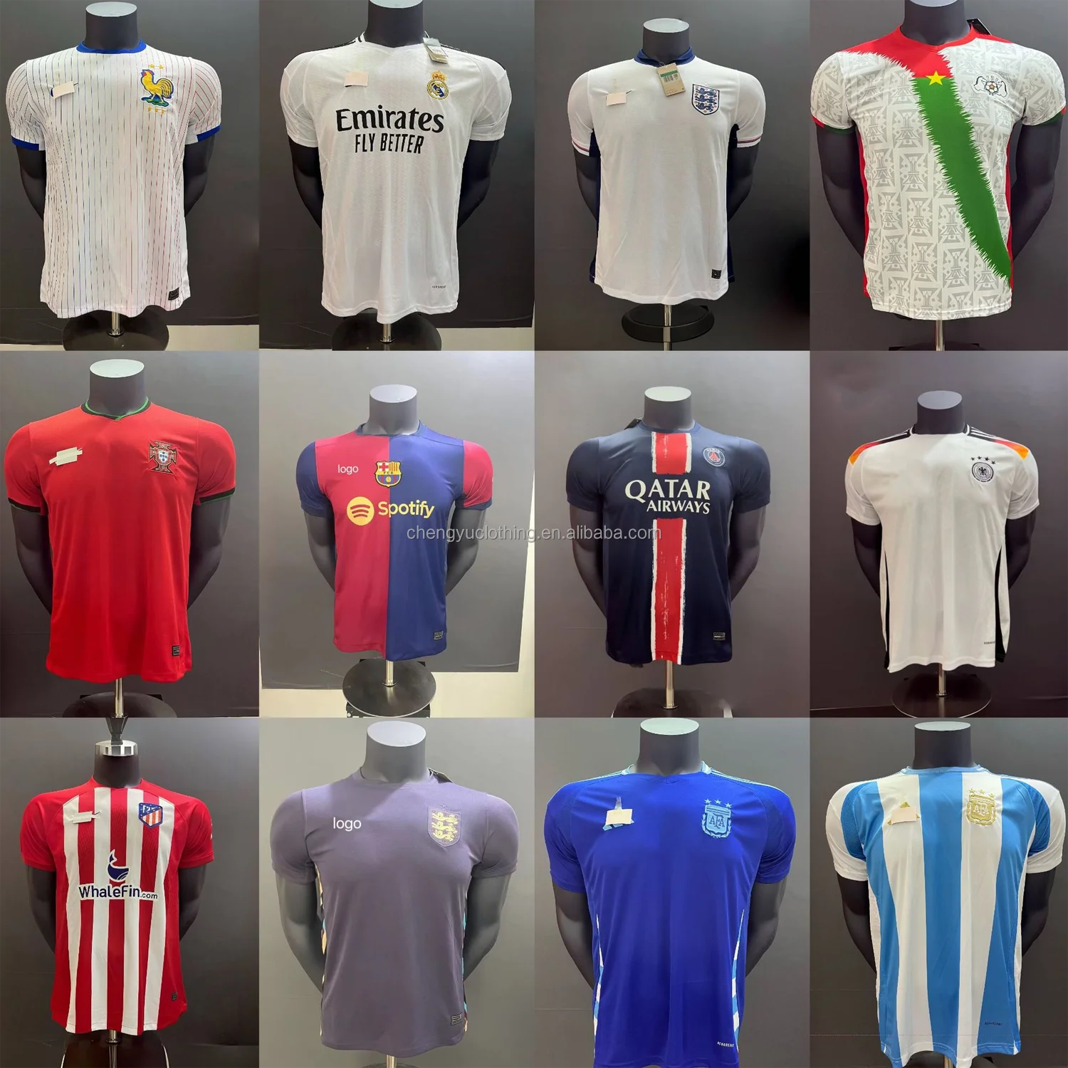 24 Football Club Wear Soccer Shirt Home Away High Quality Player Version Football Jerseys