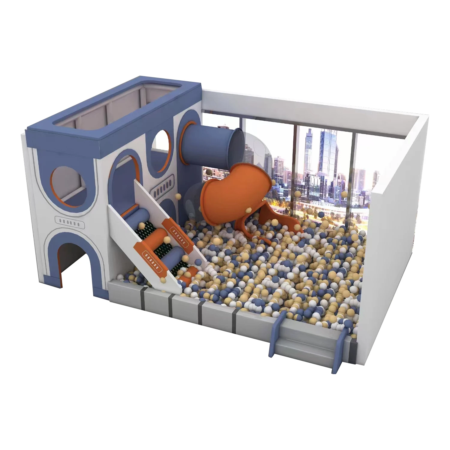 Berletyex Popular Small Baby Indoor Playground With Slide Soft Play 