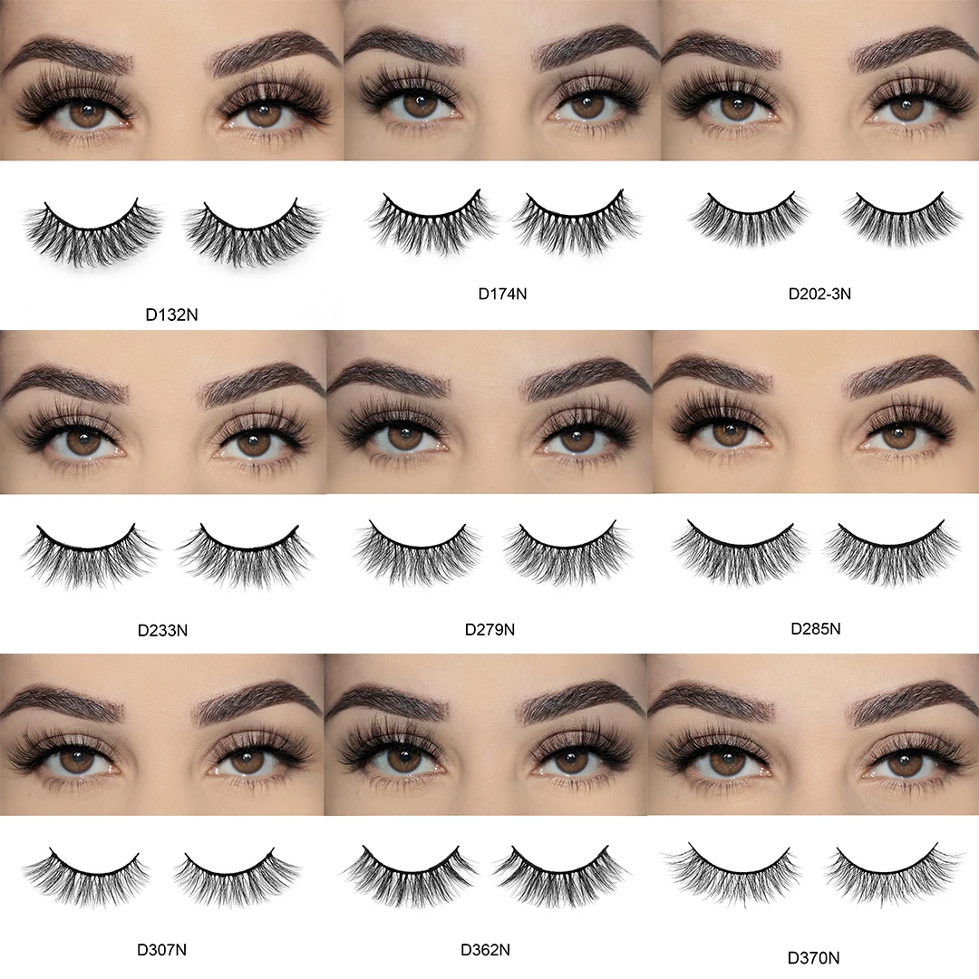 Wholesale Faux Mink Eyelash Private Label Synthetic Cruelty Free Vegan