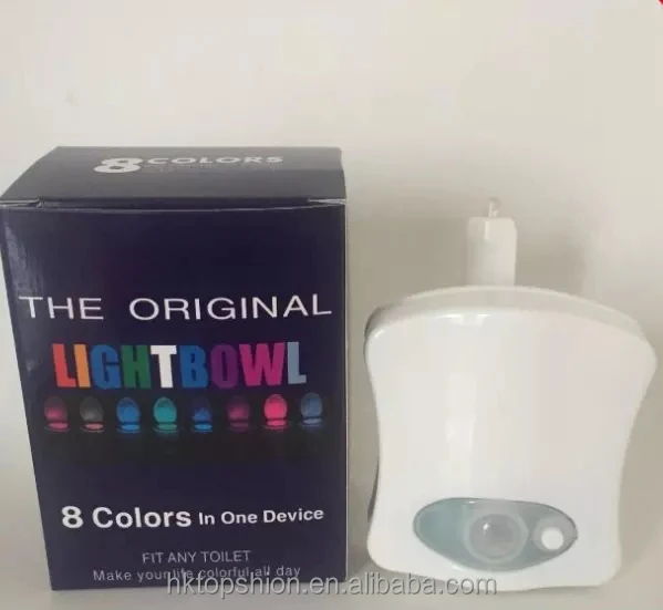 Factory Toilet Night Light Motion Sensor Led Night Lights With 8 Colors