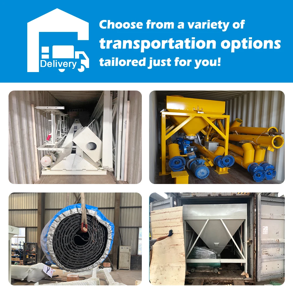 Ready-mixed Concrete Delivered Building Site Dry Concrete Batch Mixing Plant