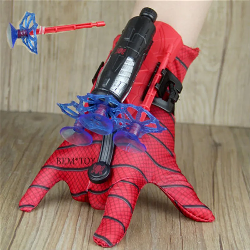 New Spider Man Toys Plastic Cosplay Wall Attachable Sucker Launch Costume Spiderman  Toys - Buy Spiderman Toys Product on 