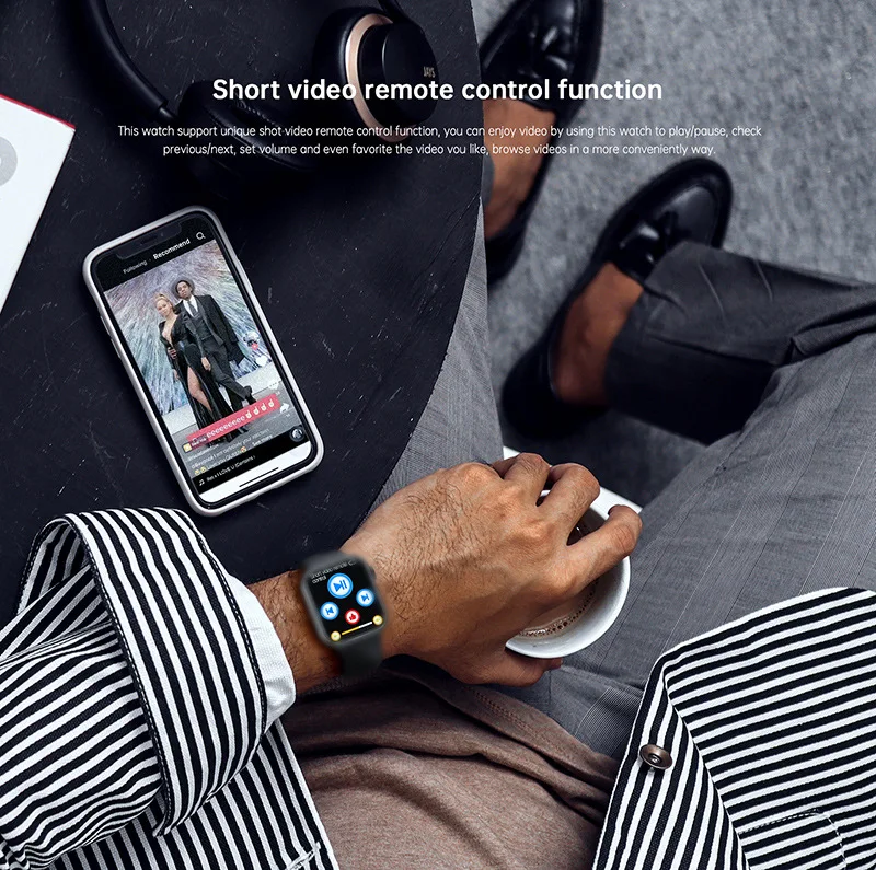 Smart Wearable Device Bluetooth Smart Watch Support Call Heart Rate Blood Oxygen Monitor With NFC Function