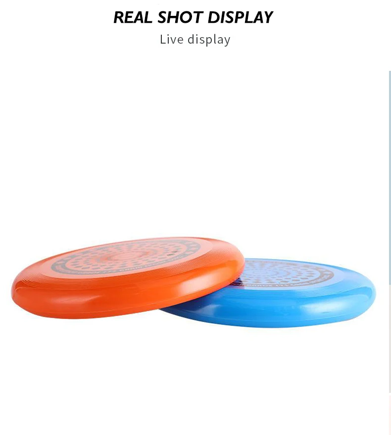 New Dog Flying Disc Durable Dog Toys Nature Rubber Floating Flying Saucer for Water Pool Beach Orange and Blue factory