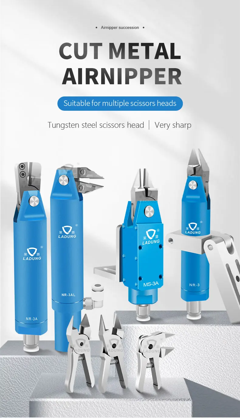 Air Nipper MS-3 Special for Cutt Pneumatic Cutting Pliers Scissors With Blade Metal Wire Cutter Shear for Cutting Copper Iron