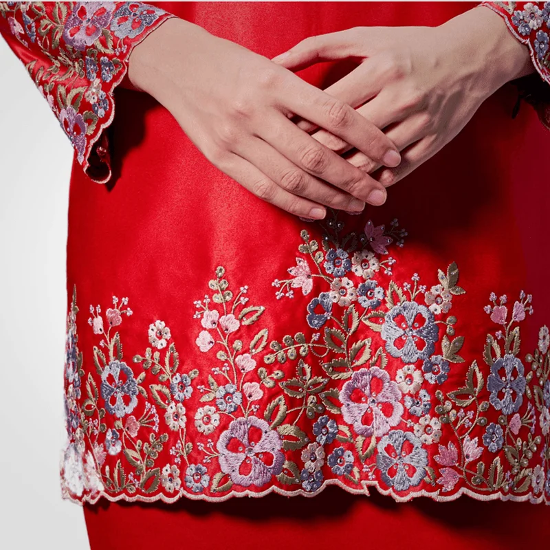 silk dress malaysia Cantury satin midi dinner dress