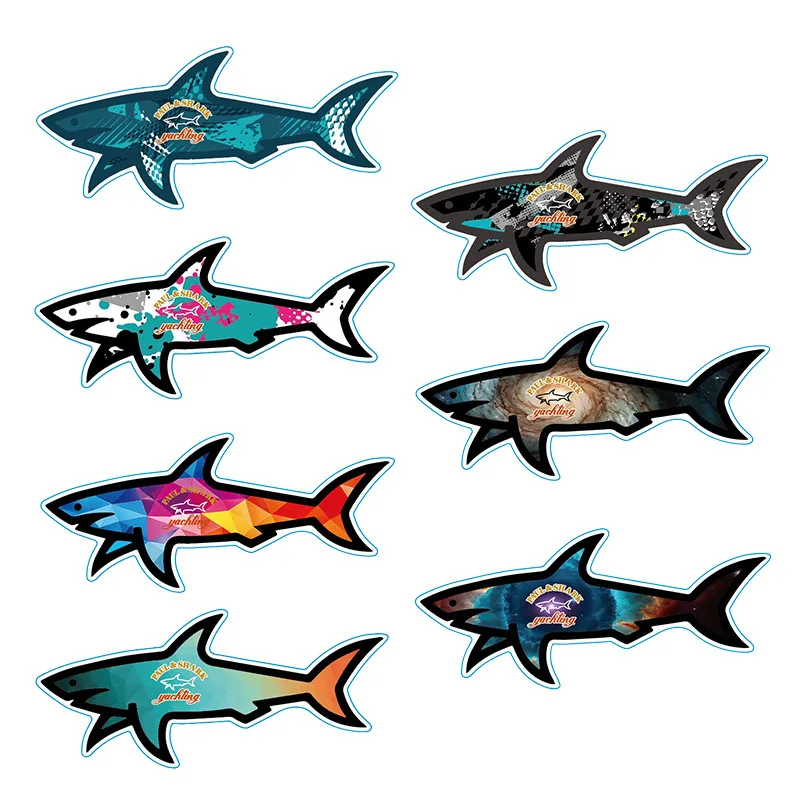 2025 Customized 3D Paul Shark Sticker Logo Wholesale