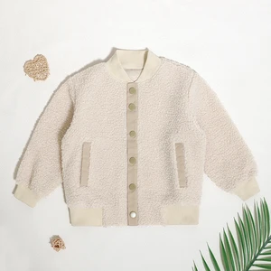 Best Sell Wholesale Custom Kids Winter Coats Toddler Clothes Long Sleeve Daily Wear Jacket for Baby Girl