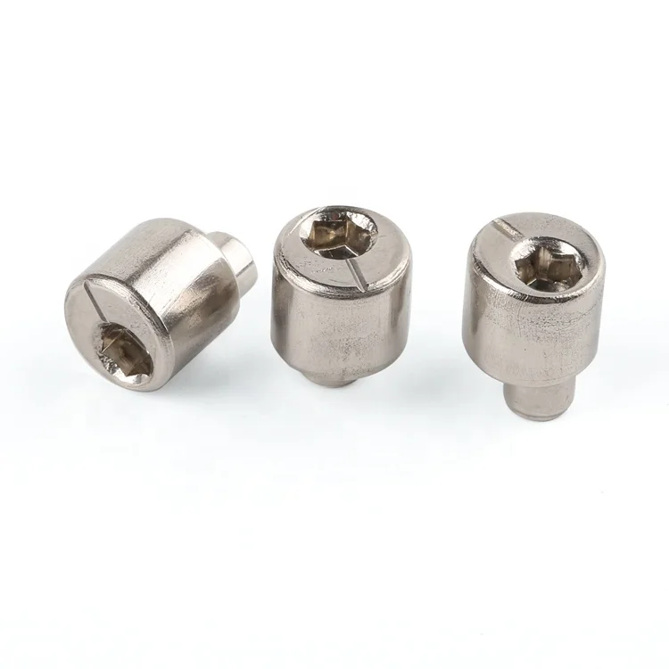 Customization fasteners off-center rivet hex socket stainless steel screwsfor doors and windows