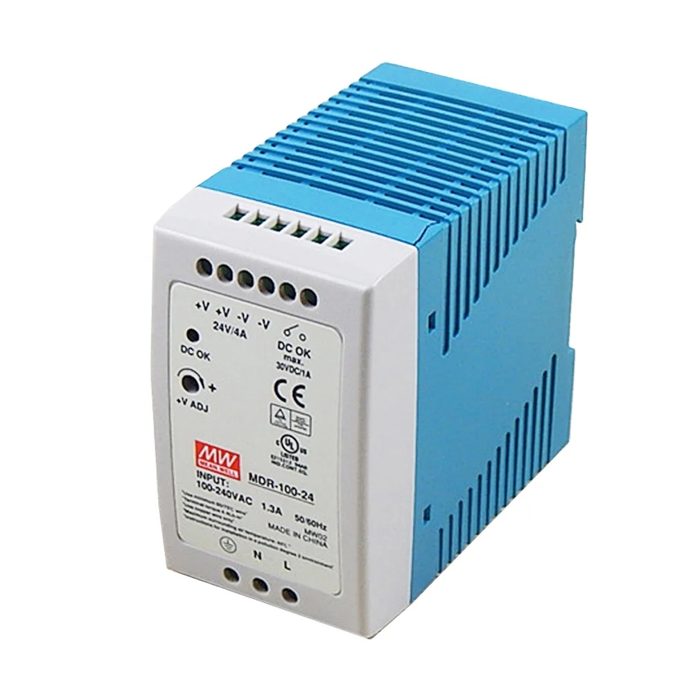 MDR-100-24 Universal AC Mean Well Industrial Din-Rail Power Supply 24V 4A 100W S 